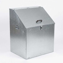 Кормовой ящик на 2 секции со скошенной крышкой КЯ-2с-СК
