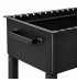 Мангал на колесах з фарбуванням RAL 9005 МБ-1014 - фото 5