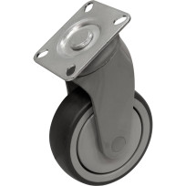 Колесо 3091-100 поворотное без тормоза на платформе - фото 3