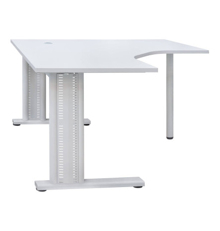 Стіл офісний кутовий на металокаркасі УС 1360 1200 Бук Баварія